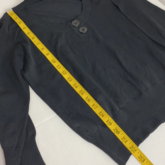 LifeStyle Attitude by Larry Levine Black Knit Top - Picture 7 of 7